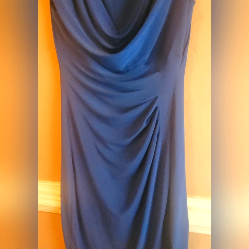 Beautiful Blue Ralph Lauren Dress Figure Flattering 💙 - Picture 2 of 6
